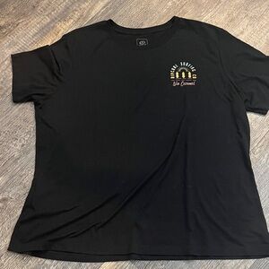 EUC Rip Curl Black Surf Graphic Tee